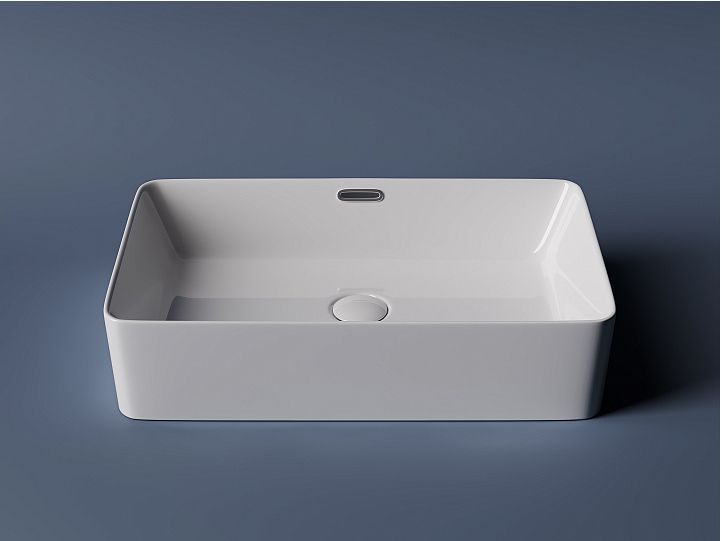 Умывальник CERAMICANOVA Element чаша накладная прямоугольная со сливом переливом CN5025 Умывальник CERAMICANOVA Element чаша накладная прямоугольная со сливом переливом CN5025