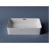 Умывальник CERAMICANOVA Element чаша накладная прямоугольная со сливом переливом CN5025