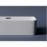 Умывальник CERAMICANOVA Element чаша накладная прямоугольная со сливом переливом CN5025