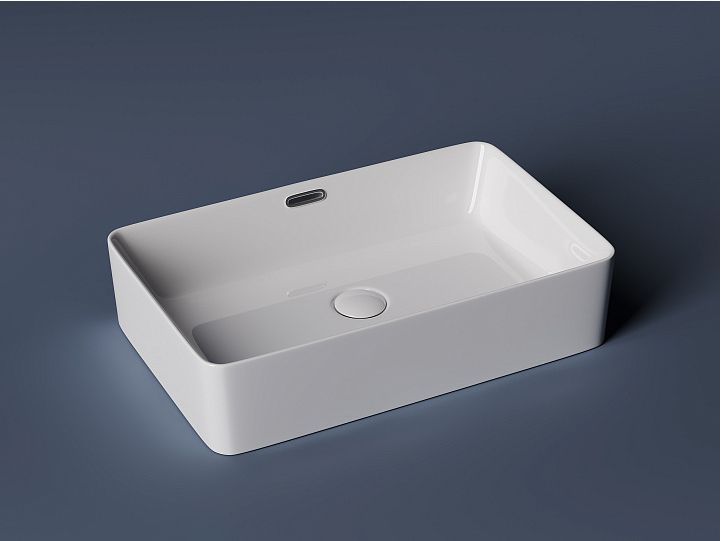 Умывальник CERAMICANOVA Element чаша накладная прямоугольная со сливом переливом CN5025 Умывальник CERAMICANOVA Element чаша накладная прямоугольная со сливом переливом CN5025