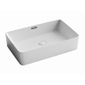 Умывальник CERAMICANOVA Element чаша накладная прямоугольная со сливом переливом CN5025
