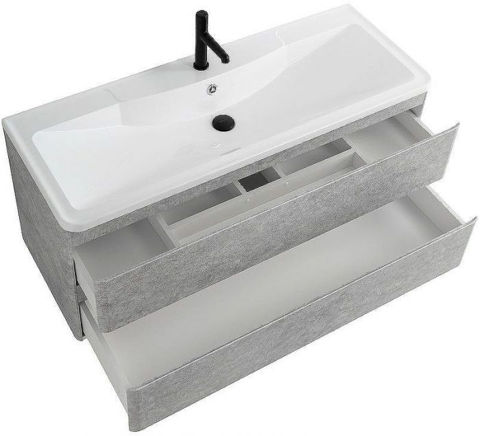 Тумба под раковину BelBagno 120 ALBANO-1200-2C-SO-CVG подвесная Cemento Verona Grigio