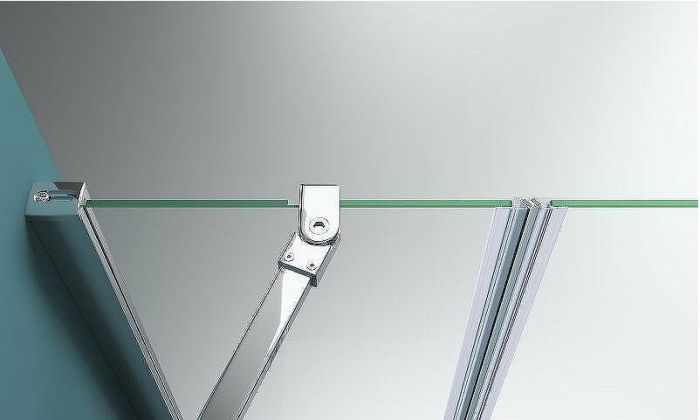 Душевая дверь BelBagno Etna 110 ETNA-B-11-30+80-C-Cr профиль Хром стекло прозрачное