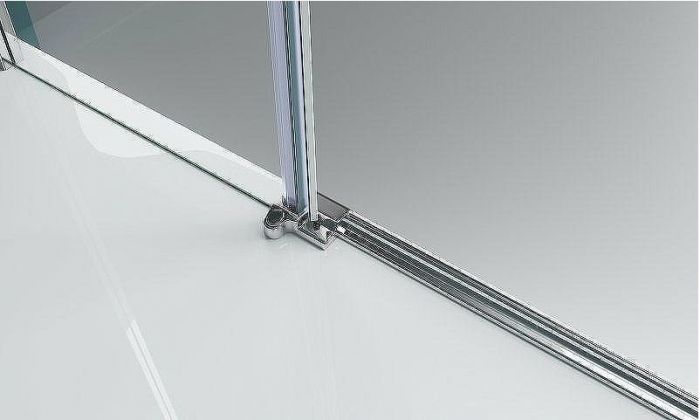 Душевая дверь BelBagno Etna 110 ETNA-B-11-30+80-C-Cr профиль Хром стекло прозрачное