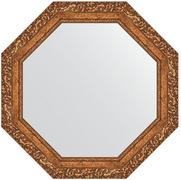 Зеркало Evoform Octagon 70х70 BY 7335 в багетной раме - Виньетка бронзовая 85