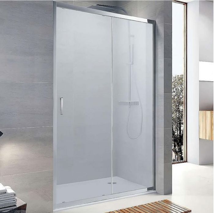 Душевая дверь Koller Pool Trend 120 TD120G профиль Хром стекло рифленое