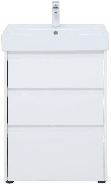 Тумба под раковину Aquanet Nova Lite 60 302469 Белый глянец