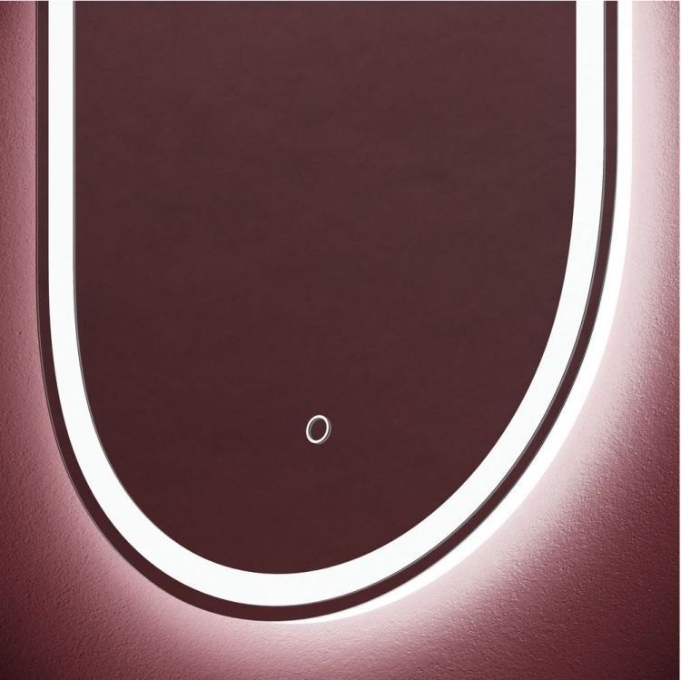 Зеркало SANCOS с подсветкой Oval 450х900 мм, OV45F