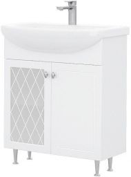 Тумба под раковину Volna Milena 70.2D tnMILENA70.2D-01 Белая