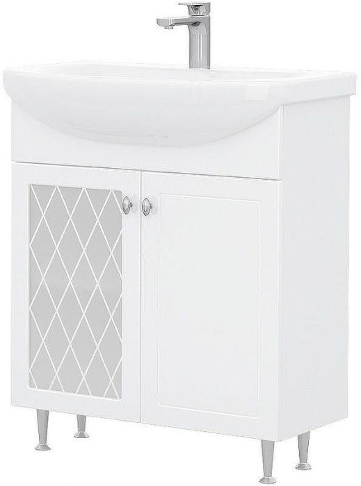 Тумба под раковину Volna Milena 70.2D tnMILENA70.2D-01 Белая