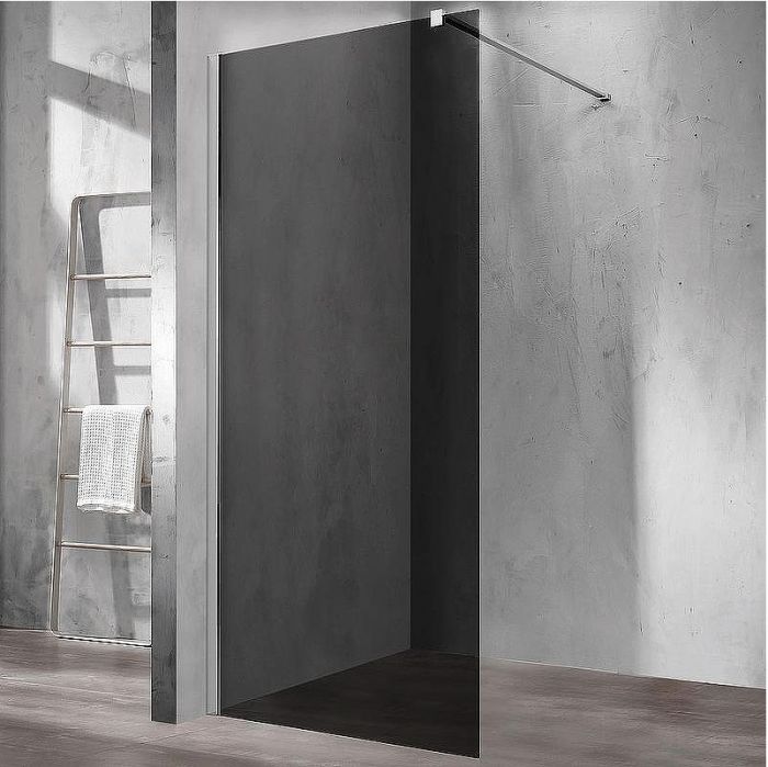 Душевая перегородка Vincea Walk-In 90 VSW-1H900CG профиль Хром стекло тонированное