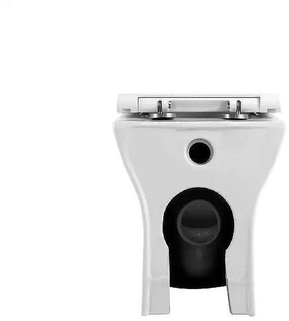 Унитаз Agger AT02200 приставной с сиденьем Микролифт