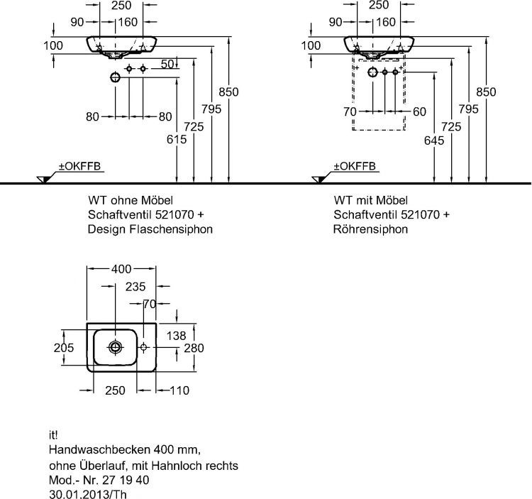 Раковина Keramag it!, 271940000
