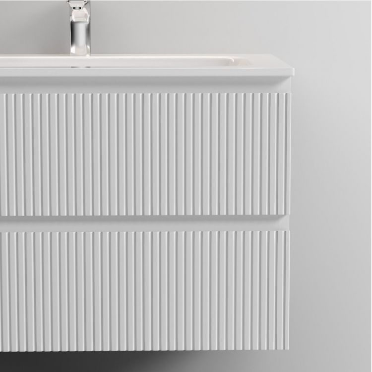 Тумба подвесная SANCOS под раковину Snob T правая, Bianco 995х445х500, SNT100RW