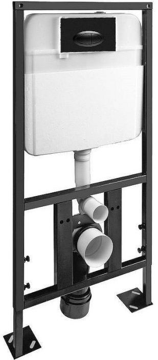 Инсталляция SantiLine SL-03 с Черной матовой клавишей смыва