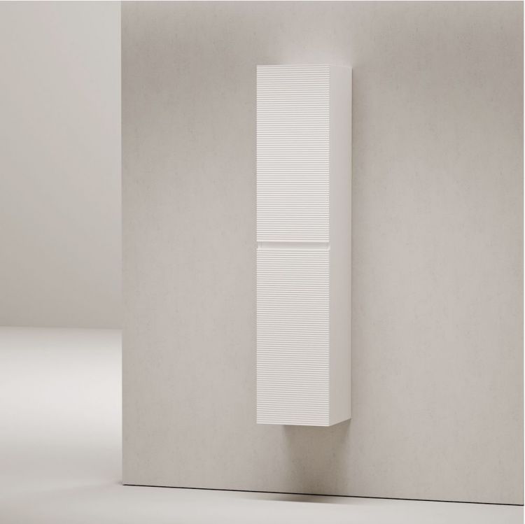 Шкаф-пенал SANCOS Folk подвесной, Bianco 350х350х1650 мм, PFL35W