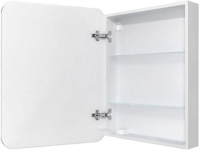 Зеркальный шкаф STWORKI Монтре 70 L Мон.03.70/W/L с подсветкой цвет Белый