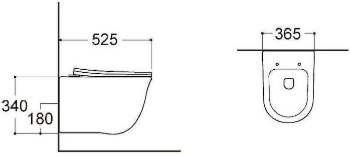 Комплект унитаза с инсталляцией Aquatek Set Aquatek Классик-012 4в1 с сиденьем Микролифт и Черной матовой клавишей смыва