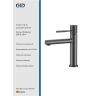Смеситель для раковины Gid Edessa SS070GMK цвет Вороненая сталь Смеситель для раковины Gid Edessa SS070GMK цвет Вороненая сталь