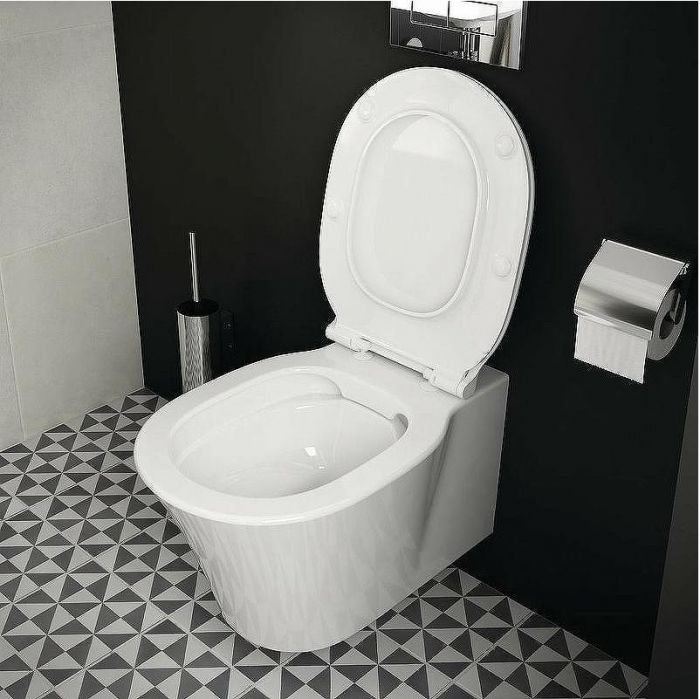 Комплект унитаза с инсталляцией Ideal Standard Connect Air PR212101 с сиденьем Микролифт и клавишей смыва Хром