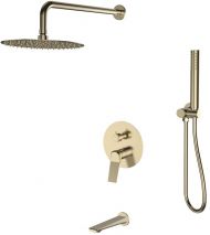 Душевая система ESKO Shanghai 7in1SHAGold цвет Золото Душевая система ESKO Shanghai 7in1SHAGold цвет Золото