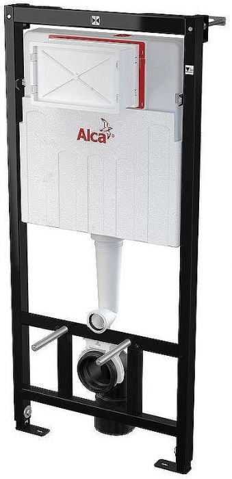 Комплект унитаза WeltWasser Merzbach 043 GL-WT 10000009939 с инсталляцией Alcaplast Sadromodul AM101/1120-3:1 RU M71-0001 с сиденьем Микролифт и клавишей смыва Хром