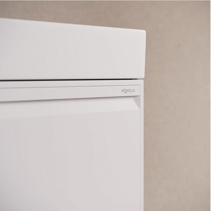 Тумба под раковину Aqwella Pure 65 PUR0165WM подвесная Белая матовая