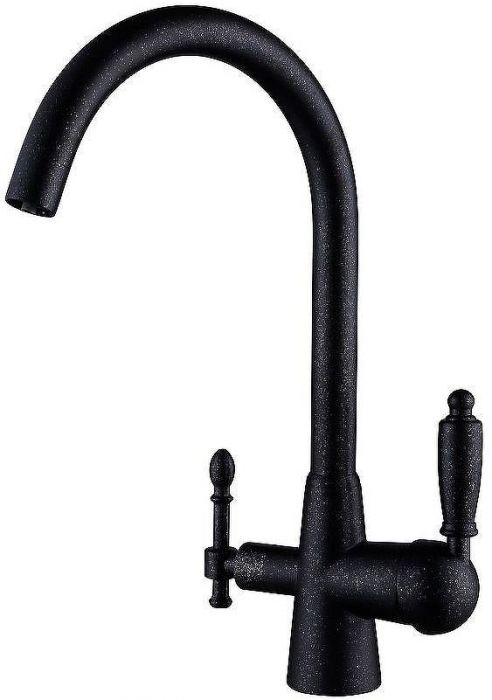 Смеситель для кухни Kaiser Vincent 31744-2 Черный мрамор