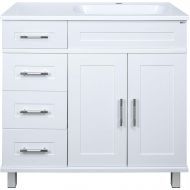 Тумба с раковиной Misty Купер 90 R УТ000010923 Белая