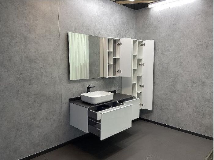 Шкаф пенал Comforty Милан 40 00004136467 подвесной Белый глянец