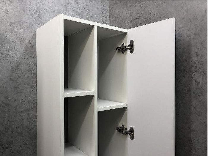 Шкаф пенал Comforty Милан 40 00004136467 подвесной Белый глянец