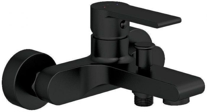 Смеситель для ванны Cersanit Brasko Black 63108 Черный матовый