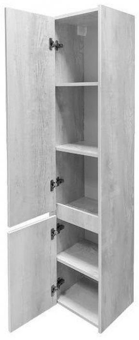 Шкаф пенал Comforty Бремен 35 00004142376 подвесной Дуб белый