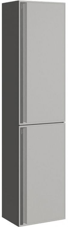 Шкаф пенал Aqwella Pure 35 PUR0535ST подвесной Серый туман