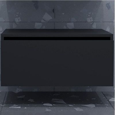 Тумба Boheme Armadi Art Vallessi UNO-S 80 897-080-A mat подвесная Антрацит матовый