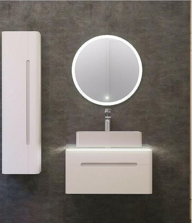 Зеркало Jorno Shine 65 Shi.02.65/W с подсветкой с сенсорным выключателем