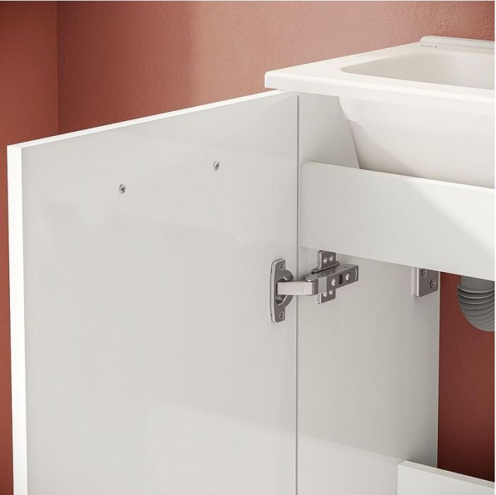 Комплект мебели для ванной Vitra Mia 40 69576 подвесной Белый глянцевый