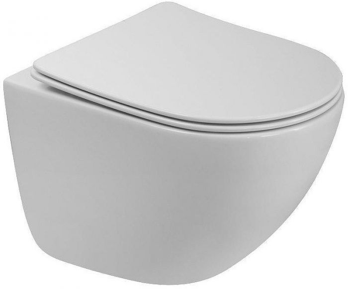 Унитаз BelBagno Amanda-Tor BB051CH-TOR-FC/BB051SC подвесной с сиденьем Микролифт