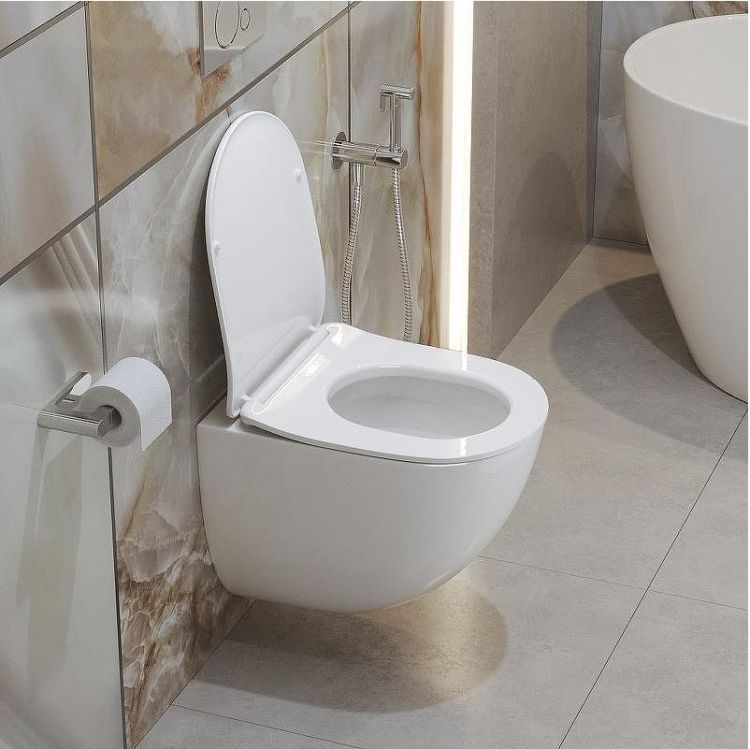 Унитаз BelBagno Amanda-Tor BB051CH-TOR-FC/BB051SC подвесной с сиденьем Микролифт