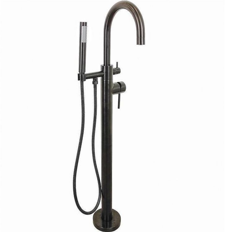 Смеситель для ванны Paini Cox 78PZ136LM Черный матовый