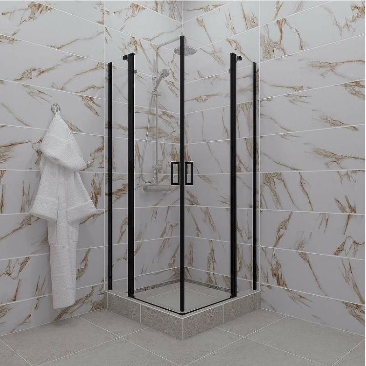 Душевой уголок Triton Тау-Блэк 90х90 Щ0000054036 профиль Черный стекло прозрачное Душевой уголок Triton Тау-Блэк 90х90 Щ0000054036 профиль Черный стекло прозрачное