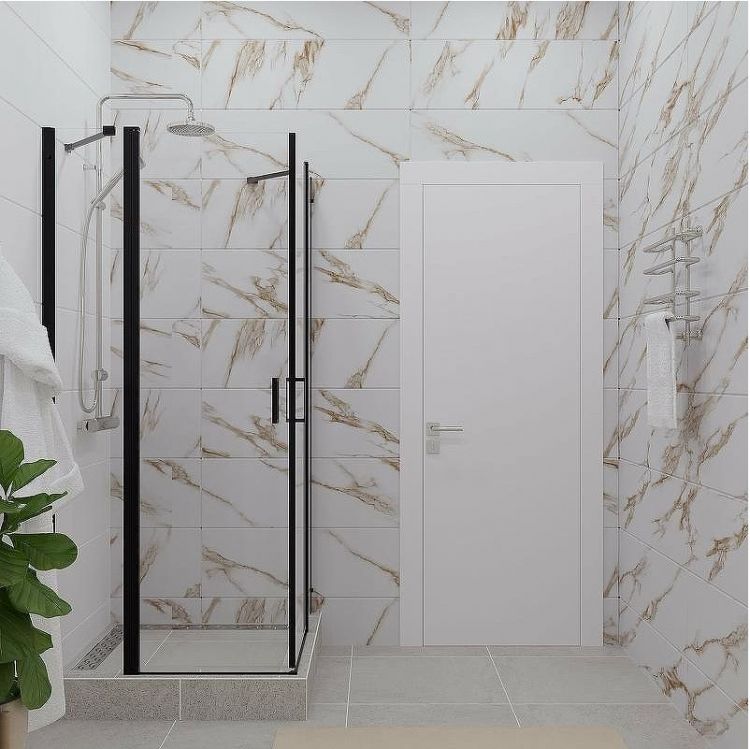 Душевой уголок Triton Тау-Блэк 90х90 Щ0000054036 профиль Черный стекло прозрачное Душевой уголок Triton Тау-Блэк 90х90 Щ0000054036 профиль Черный стекло прозрачное