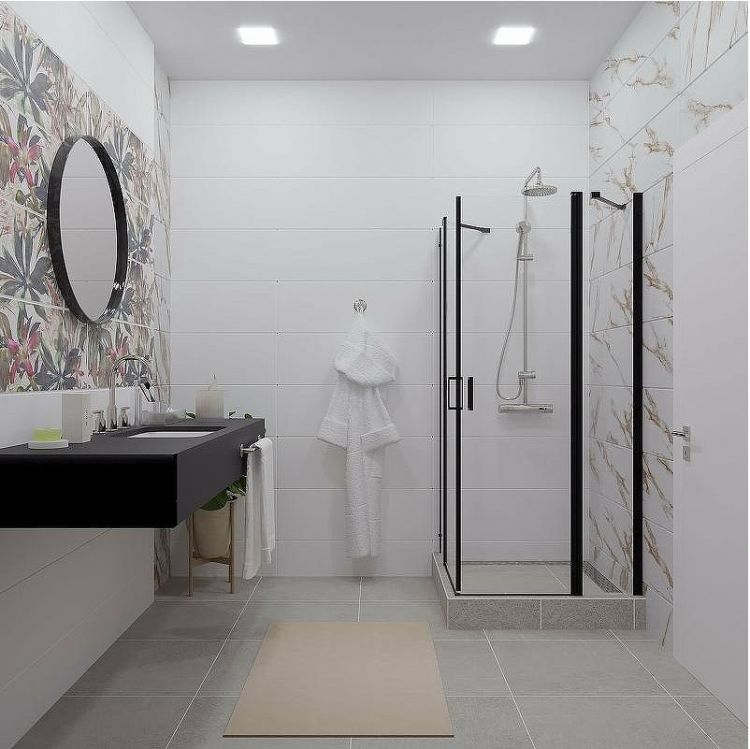 Душевой уголок Triton Тау-Блэк 90х90 Щ0000054036 профиль Черный стекло прозрачное Душевой уголок Triton Тау-Блэк 90х90 Щ0000054036 профиль Черный стекло прозрачное