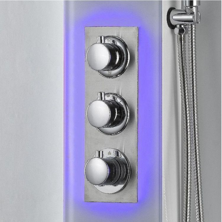 Душевая панель beWash BV3TMSP7233 с гидромассажем Белая Душевая панель beWash BV3TMSP7233 с гидромассажем Белая