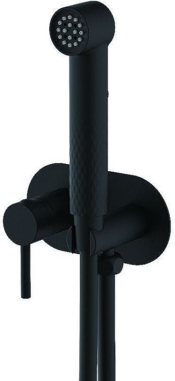Гигиенический душ со смесителем Splenka S96.52.06 Черный матовый