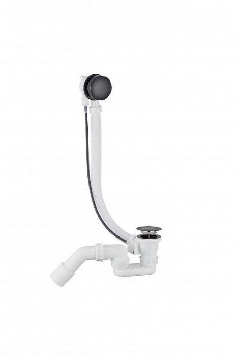 Слив-перелив FILARETE FL80BL полуавтомат цвет Черный матовый