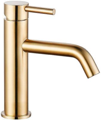 Смеситель для раковины AQUAme Siena AQM6210GG Золото глянцевое
