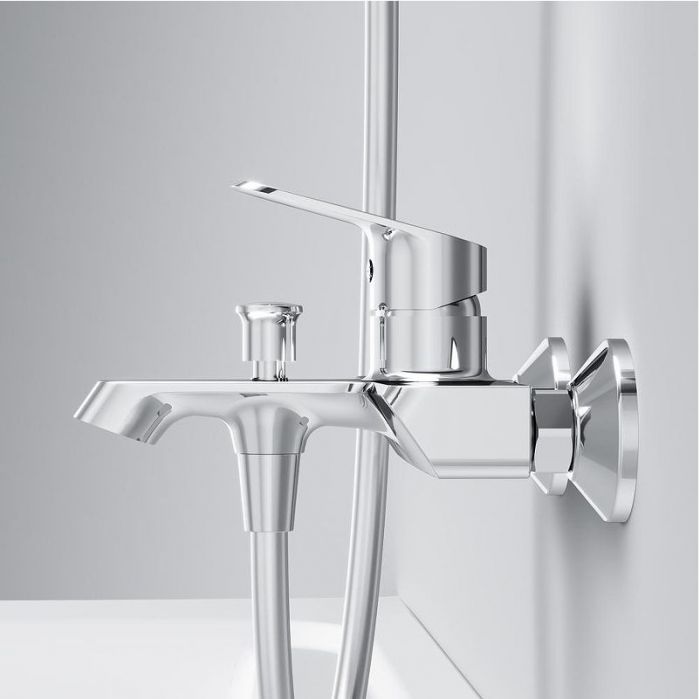 Смеситель для ванны AM.PM Func F8F10000 цвет Хром