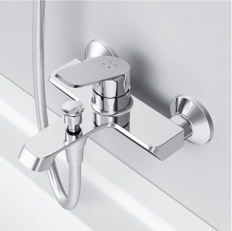 Смеситель для ванны AM.PM Func F8F10000 цвет Хром Смеситель для ванны AM.PM Func F8F10000 цвет Хром