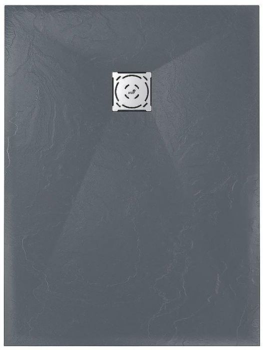 Душевой поддон из искусственного камня RGW STT ST-0128G 80x120x2,5 Серый
